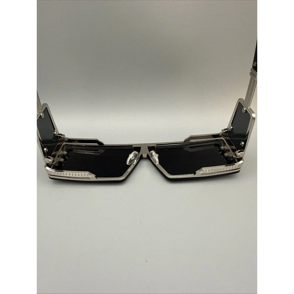 Square Punk Sunglasses Men Vintage Luxury Steampunk  Black/Gold Metal Funk Hip